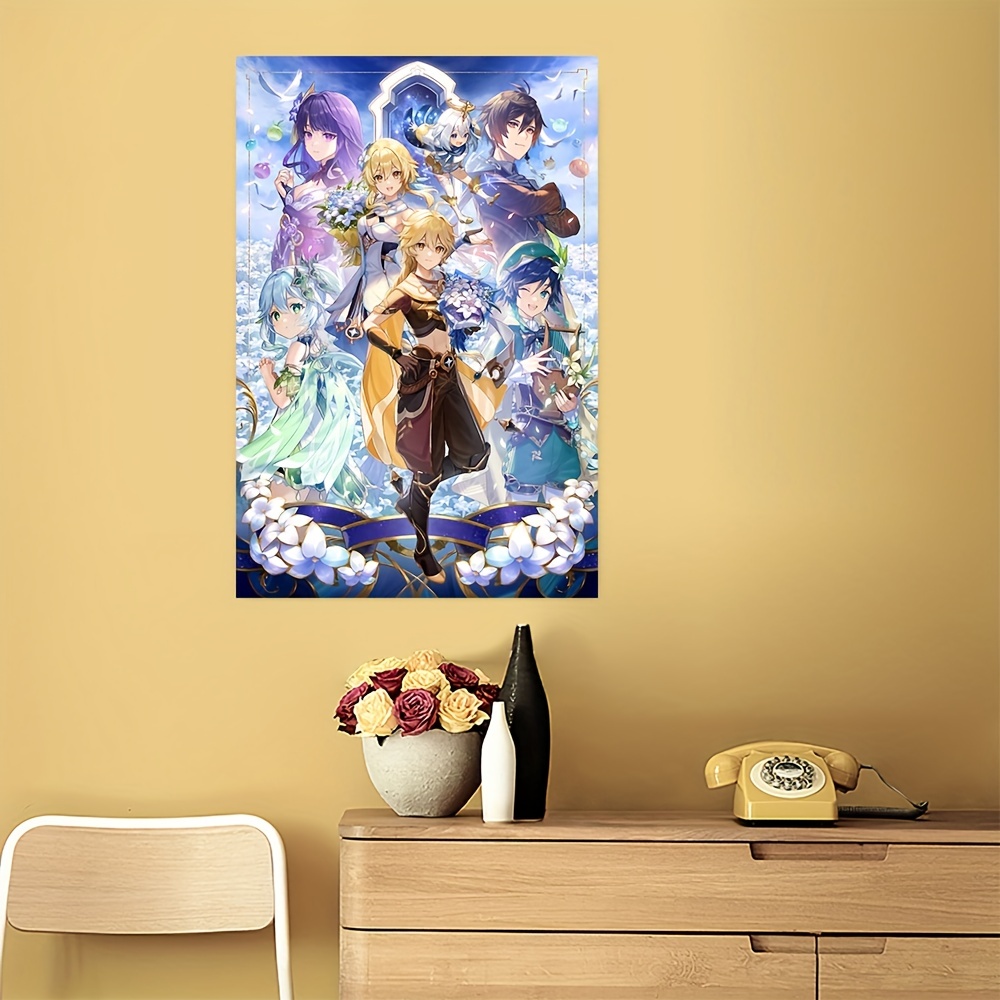 1pc Canvas Poster, Anime Art, Game Poster Anime, Manga Canvas Poster, Wall  Art Print, Ideal Gift For Bedroom, Decor Wall Art, Wall Decor, Fall Decor