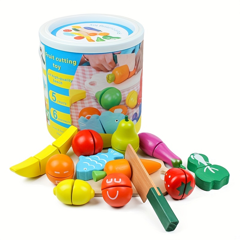 Cutting Music Vegetables And Fruits Children's Kitchen Toys - Temu