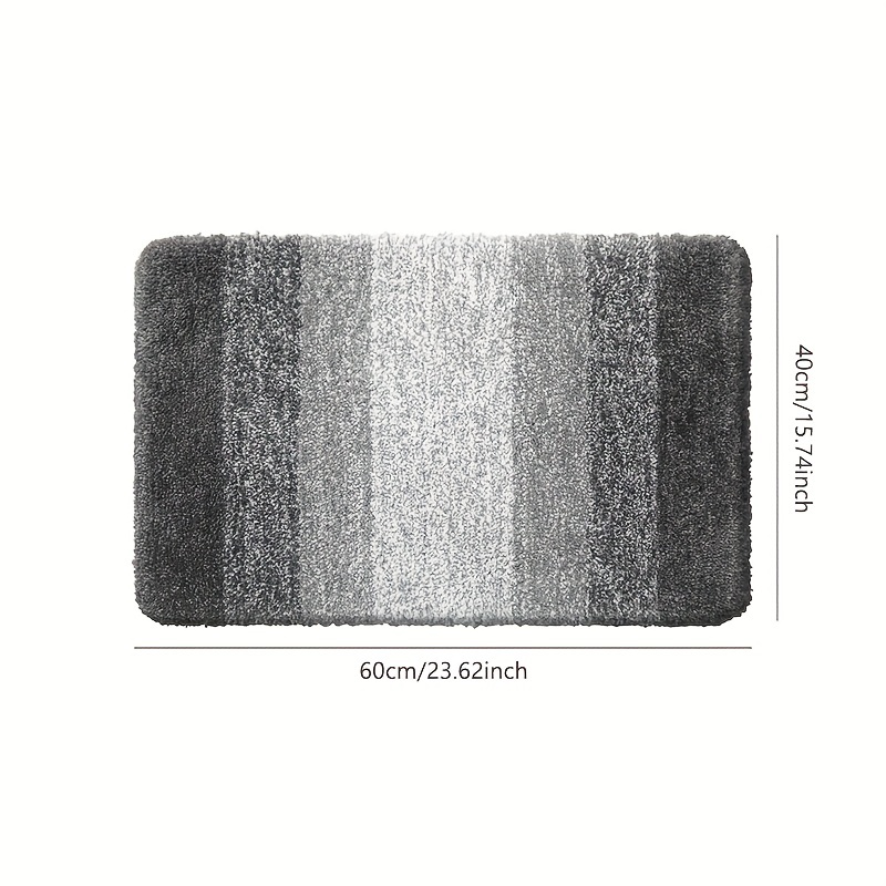 Thick Microfiber Bathroom Rug Mat Non Slip Plush Bath Blanket