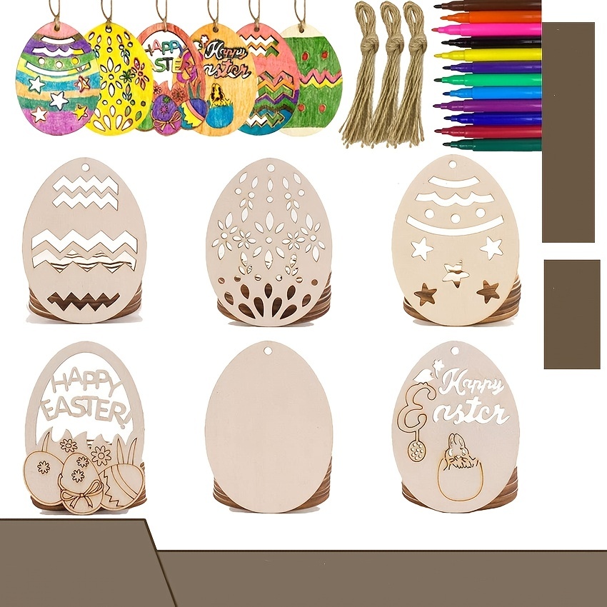 Hollow Wooden Easter Eggs, Fillable Wood Eggs, Easter Basket