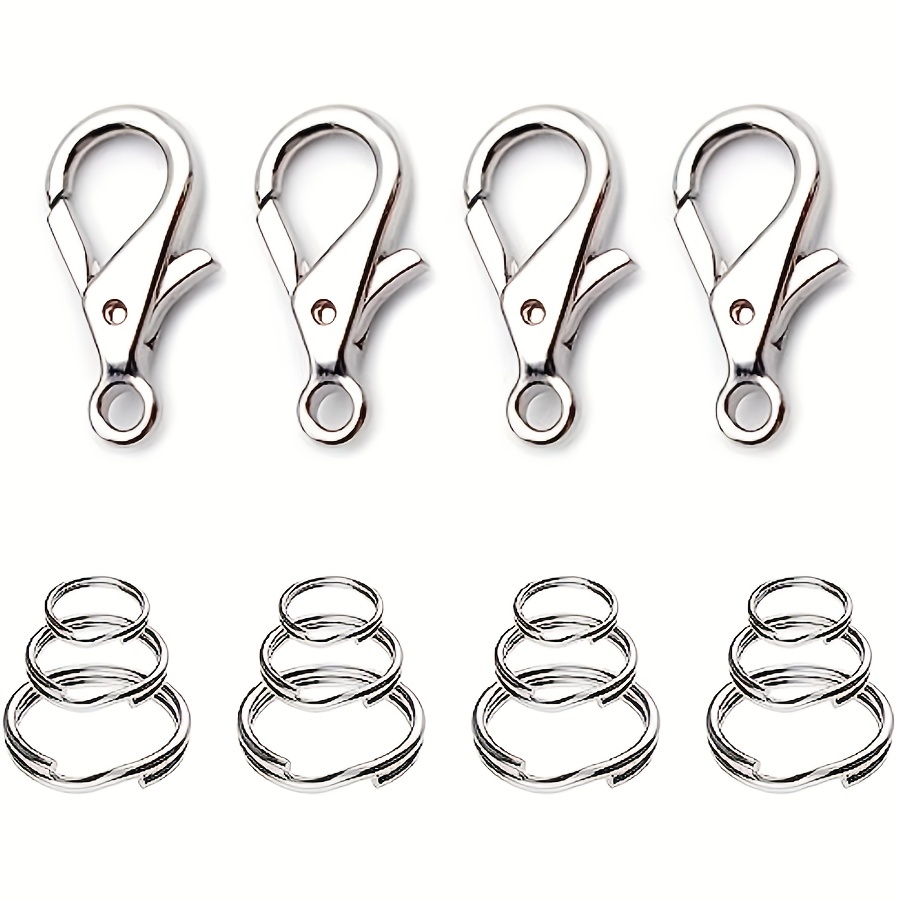 Dog Tag Clips Pet Id Tag Buckle Snap Hooks And Key Rings For - Temu