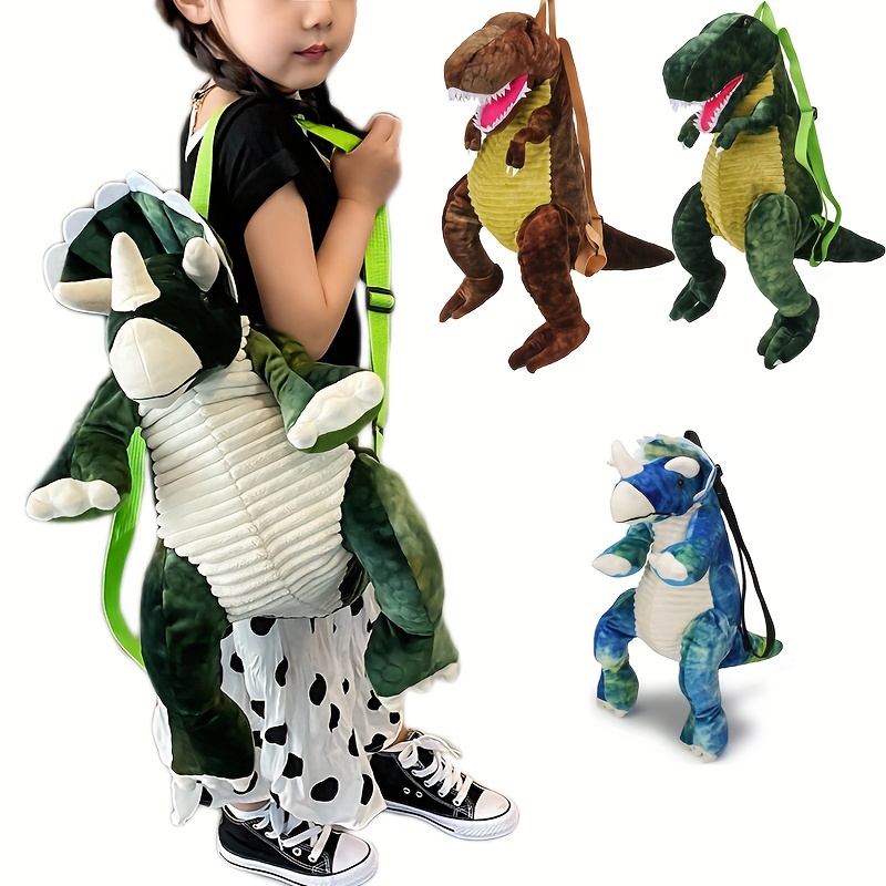 

3d Dinosaur Backpack Cool Dinosaur Accessories For Boys, Cute Dinosaur Travel Backpack, Ideal Choice For Gifts