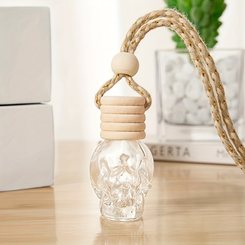 Hanging Refillable Car Essential Oil Diffuser Empty Glass - Temu