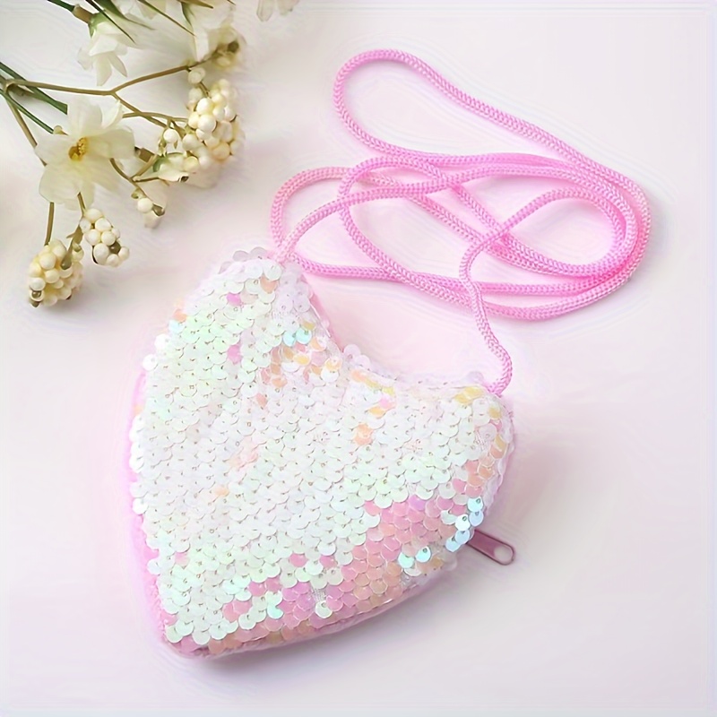 Glitter Bow Jewelry Set - Pink