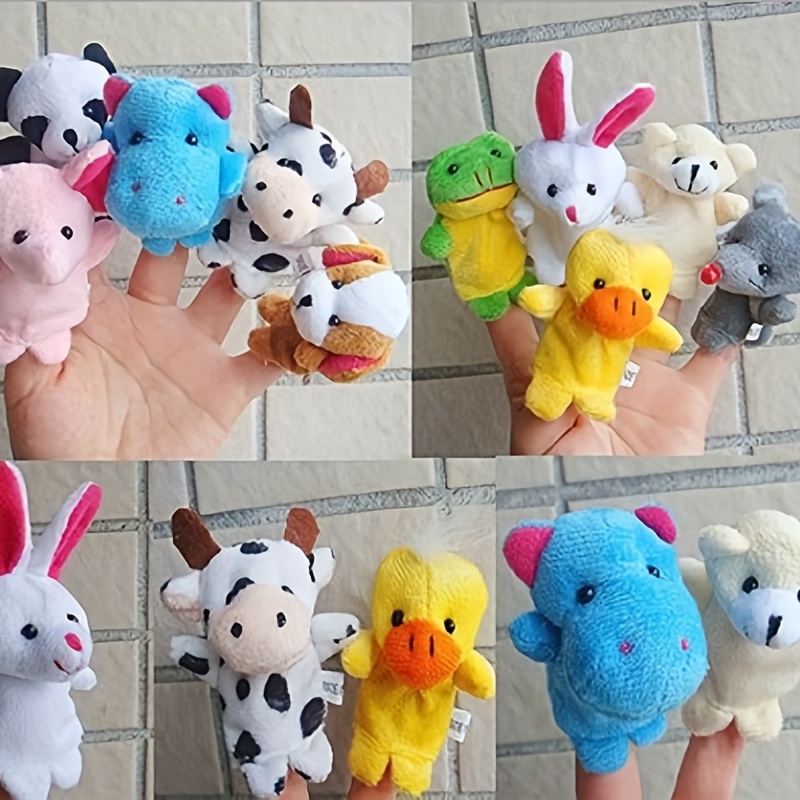10CM Funny Baby Plush Toy Animal Finger Puppet Double Layer With Feet  Storytelling Props Doll Hand Puppet Kids Toys Child Gift ZM921 From  Superman_toy, $0.25