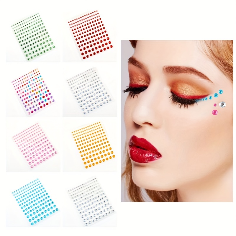Pearl Beauty Stickers Makeup Stickers Makeup Stickers - Temu