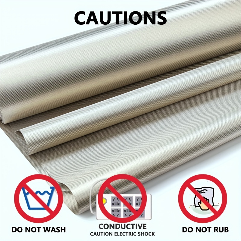 1pc Large Size Emi Shielding Fabric Copper-nickel Cloth For Emf