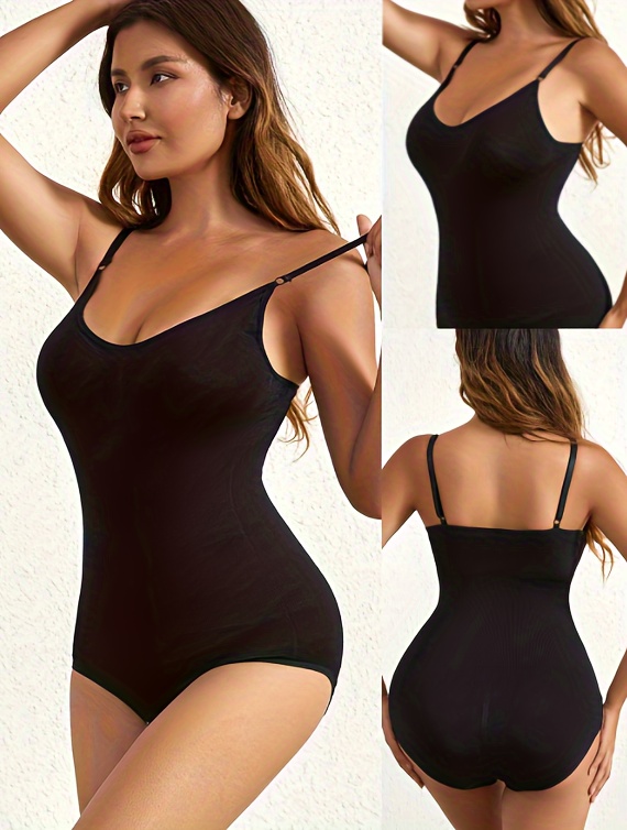 Simple Solid Shaping Tops Seamless Tummy Control Slimmer - Temu