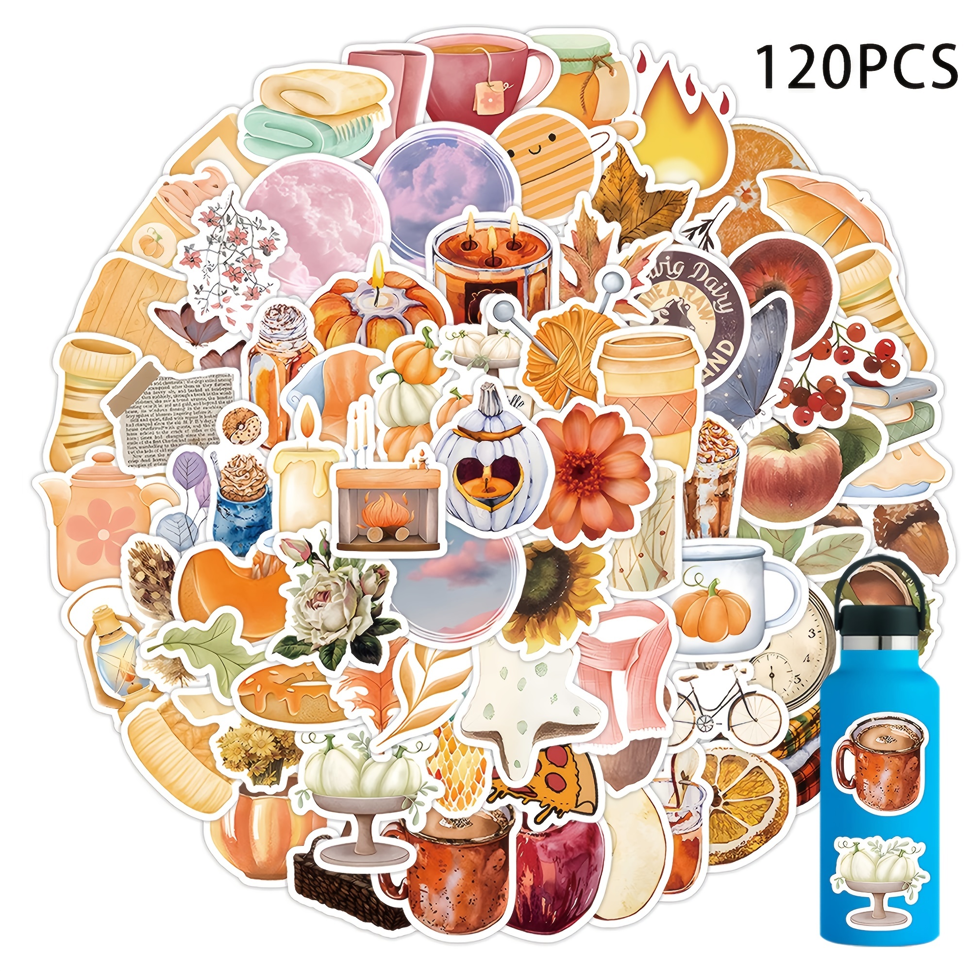 50 Stickers, Aesthetic Stickers, Cute Stickers For Water Bottles, Computer,  Laptop, Waterproof Stickers, Christmas Stocking Stuffers Sticker Packs