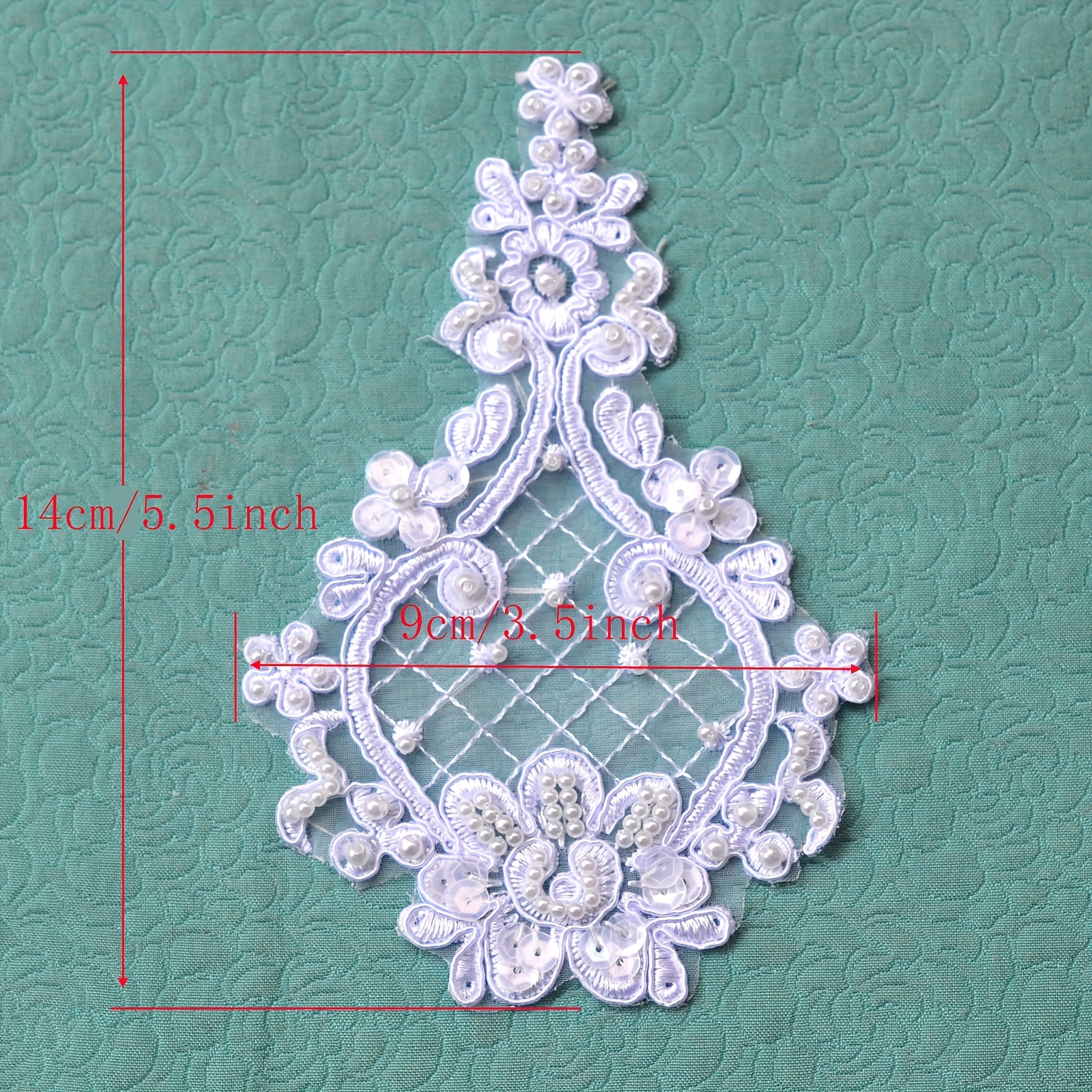 Lace Trim Applique Sewing Accessories Luxury Flower Pattern - Temu