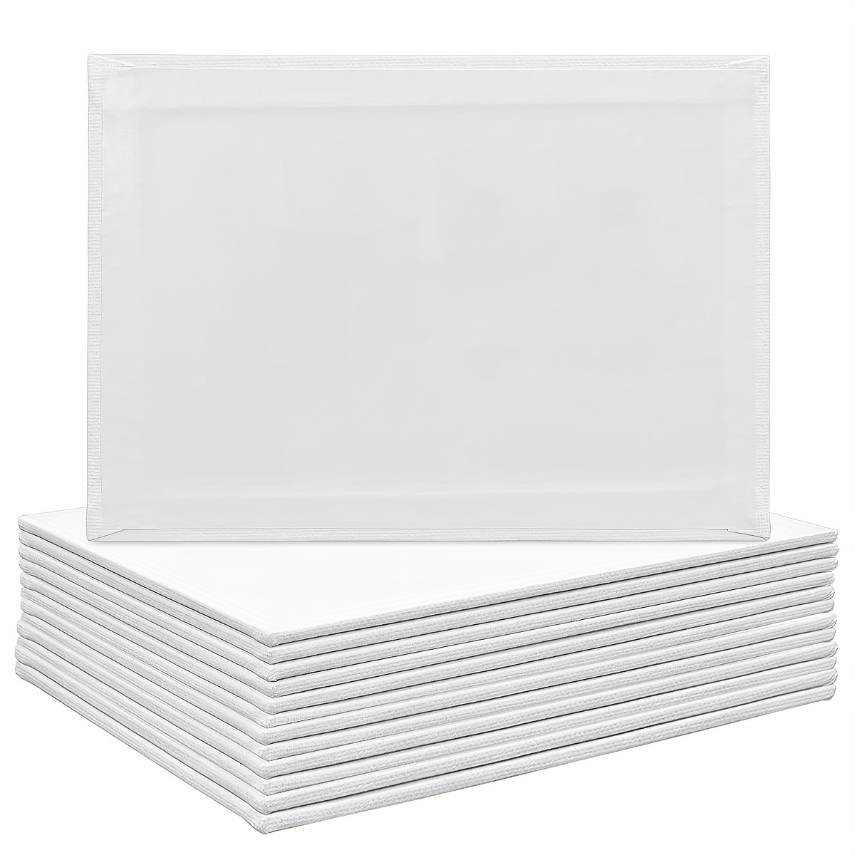 Paint Canvases For Painting,,, Acid Free Canvases For Painting, Art Supplies  For Adults And Teens, White Blank Flat Canvas Boards For Acrylic, Oil,  Watercolor & Tempera Paints - Temu