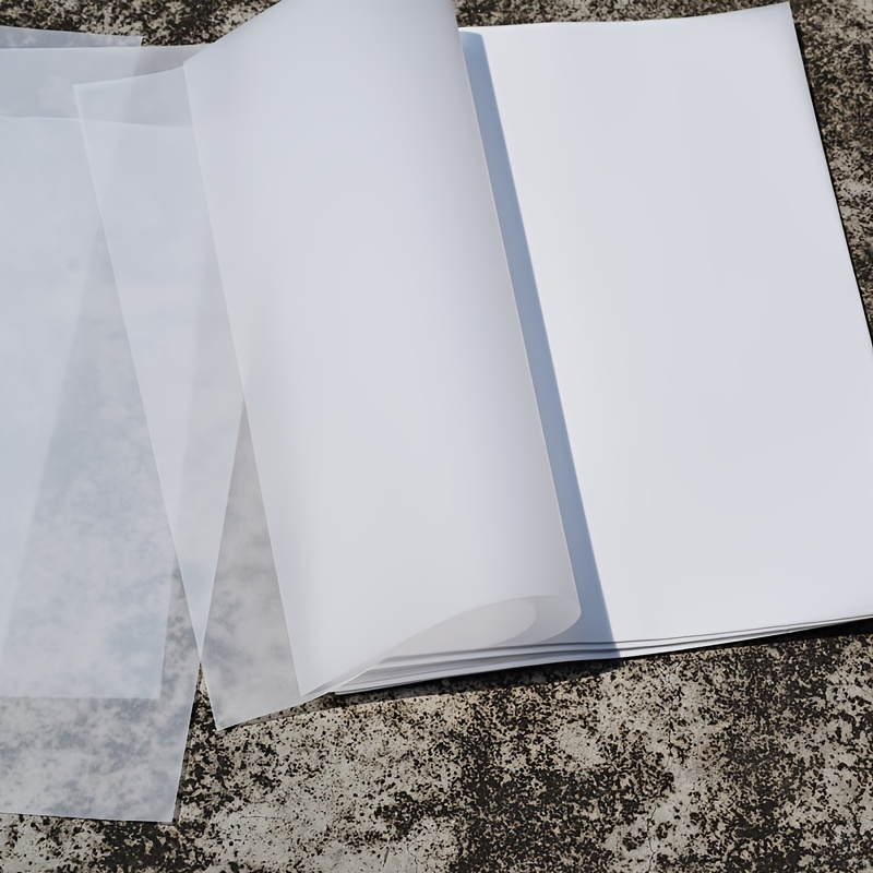 100 Sheets Tracing Paper, 8.27 X 11.69 Inches Artists Tracing Paper Pad  White Trace Paper Translucent Clear Paper For Sketching Tracing Drawing  Animation