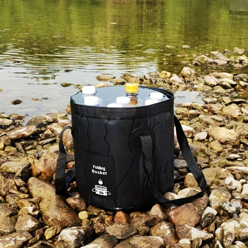 Collapsible Bucket Camping Water Storage Container Portable - Temu