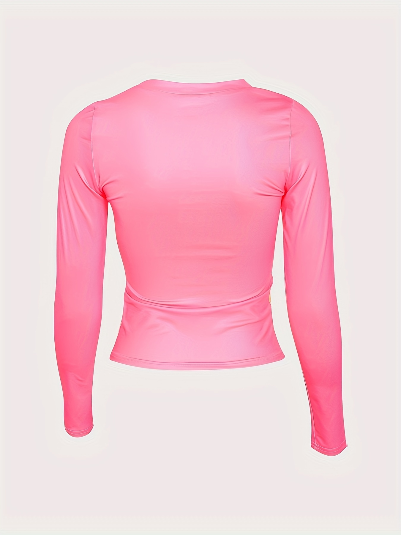 CHEERART Cyber Y2k Long Sleeve Tees Pink Crop Top For Women 2023 Fashion T  Shirt Summer Spring Grunge Y2k Clothes - AliExpress