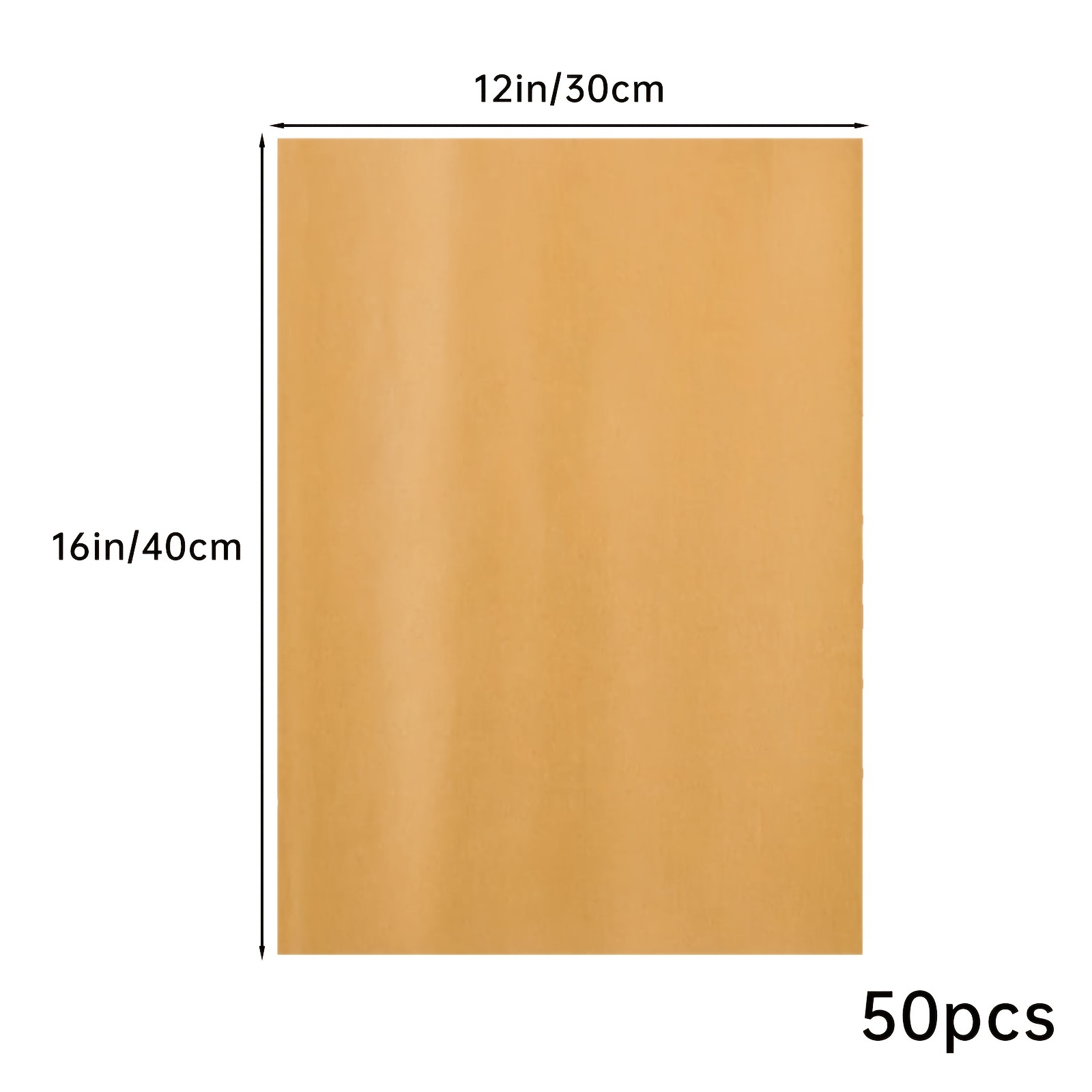 Unbleached Parchment Paper Square Baking Sheets Precut Non - Temu