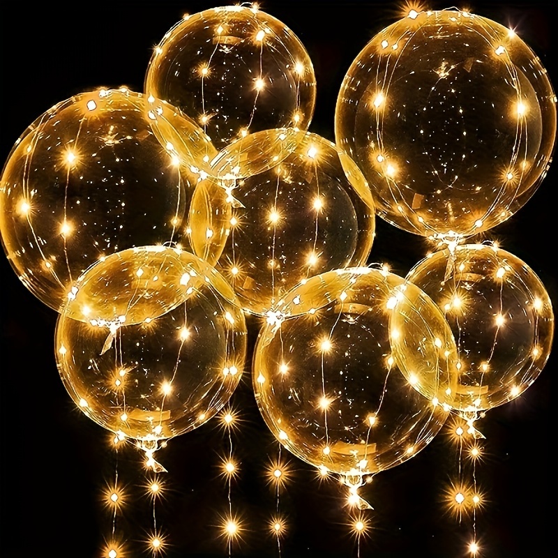  10 globos transparentes BoBo, globos gigantes de 36 pulgadas,  globos grandes de 18 pulgadas, globos pequeños de 10 pulgadas, globos de  burbujas transparentes preestirados para bodas, cumpleaños, baby : Juguetes  y Juegos