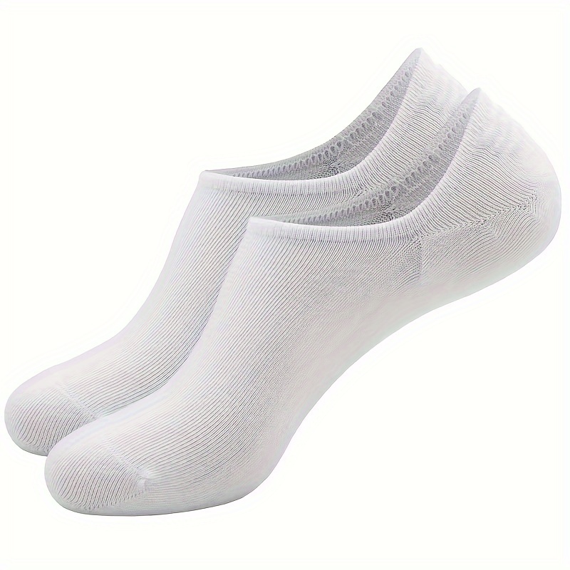 Solid Color Non slip Ankle Socks Soft Breathable Invisible - Temu