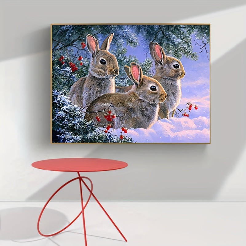 1pc Rabbit Pattern Diamond Painting