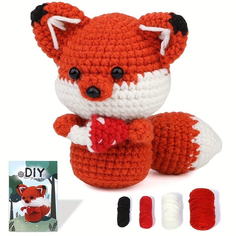 Crochet Kit Beginners Diy Crochet Animal Kit Comes Step step - Temu