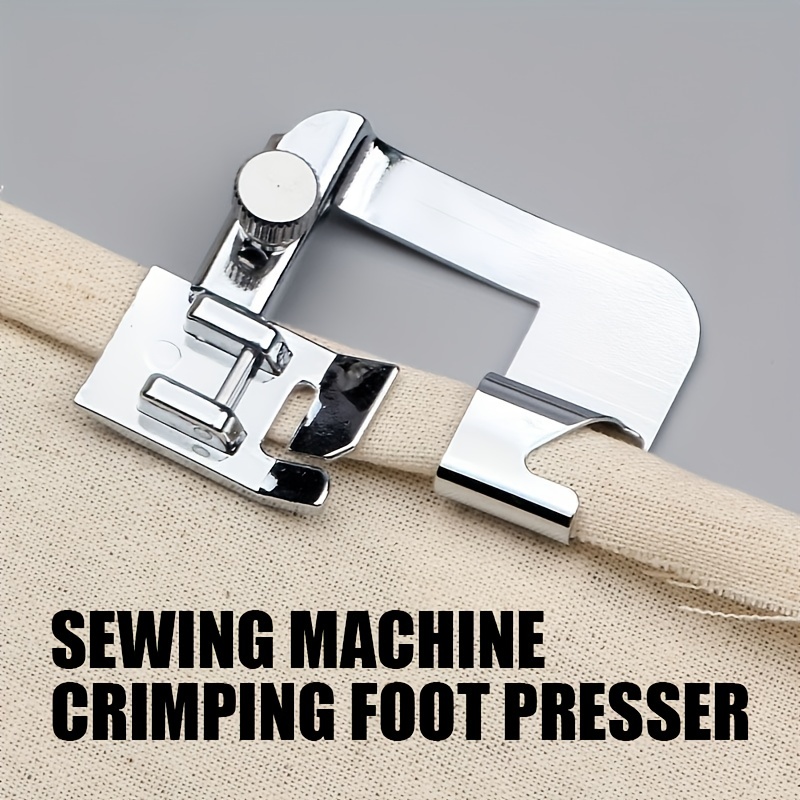 Pie de dobladillo enrollado para coser, 0.118 in - 0.315 in, 6 tamaños de  ancho, pie prensatelas para máquina de coser, kit de pie de dobladillo