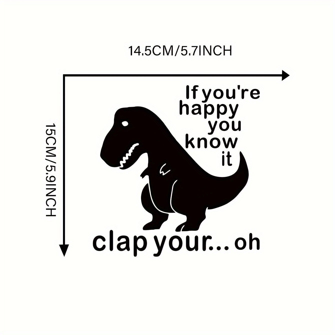 Tailgate Vinyl Wrap Full Color Graphics Decal Dinosaur Trunk Sticker 
