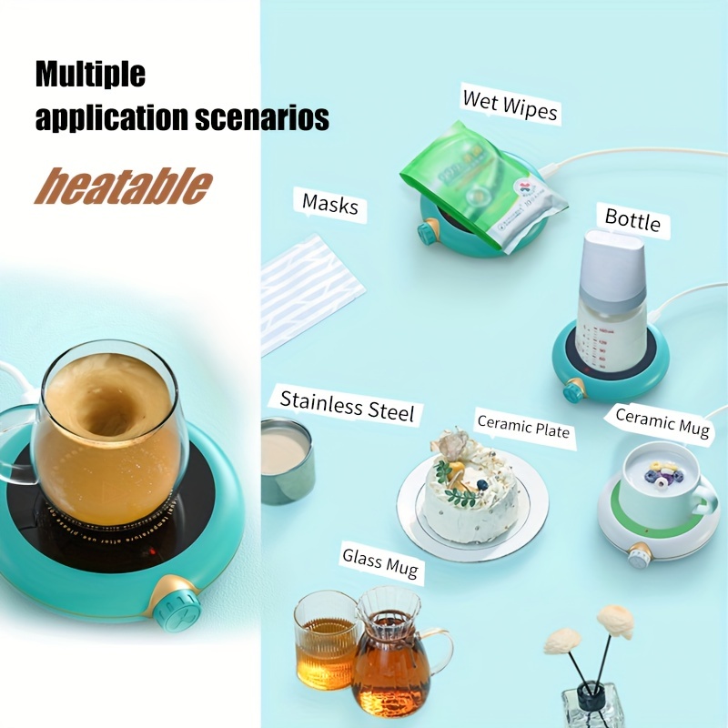 New Coffee Mug Warmer for Home Office Desk Use Electric Beverage Cup Warmer  Heating Coasters Plate
