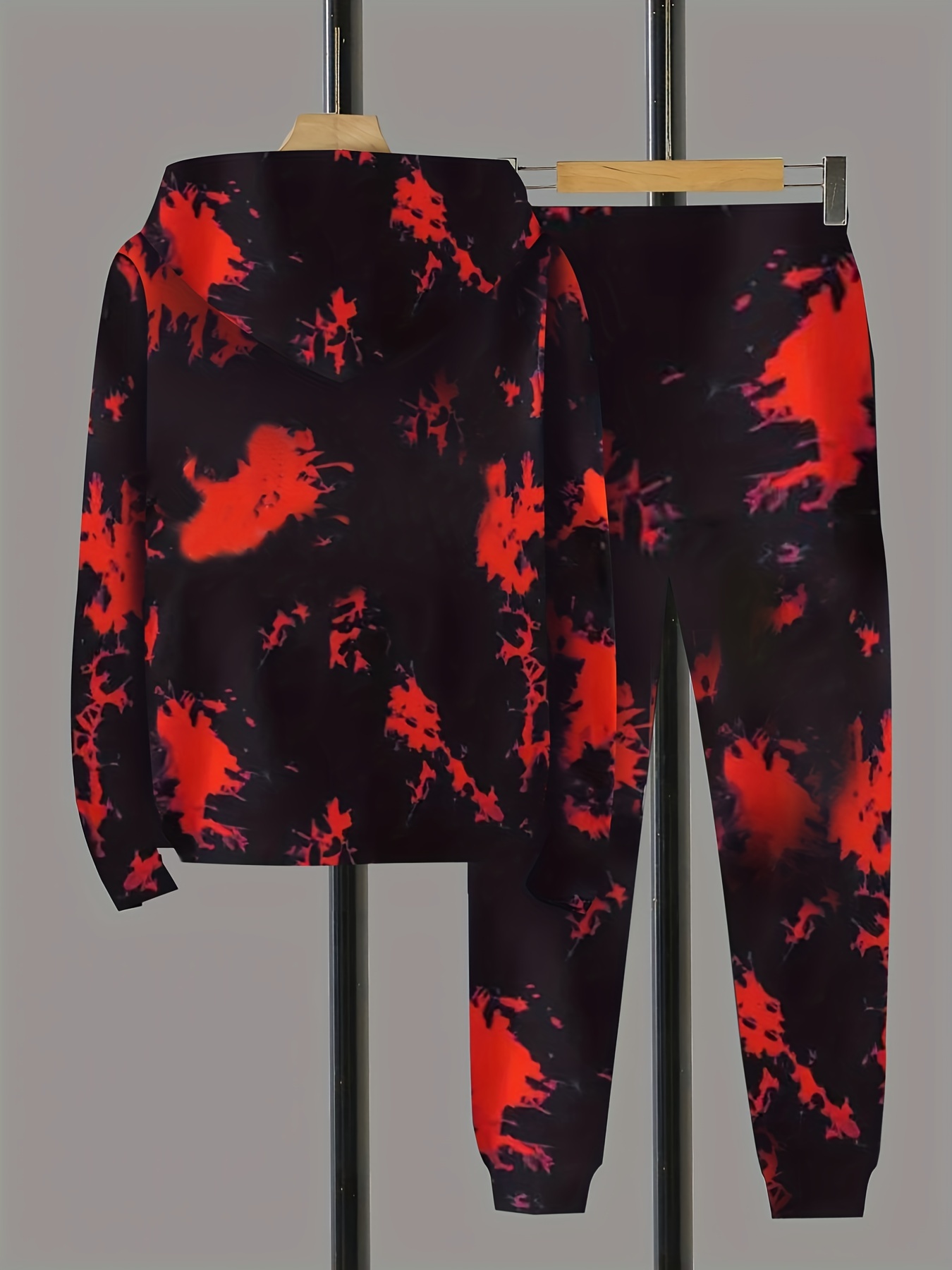 Red tie dye online sweatsuit