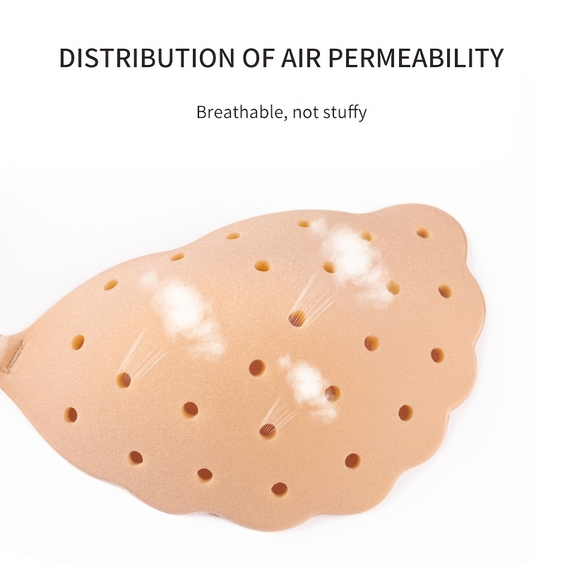 Breath Hold Invisible Freebra Silicone Seamless Wireless - Temu