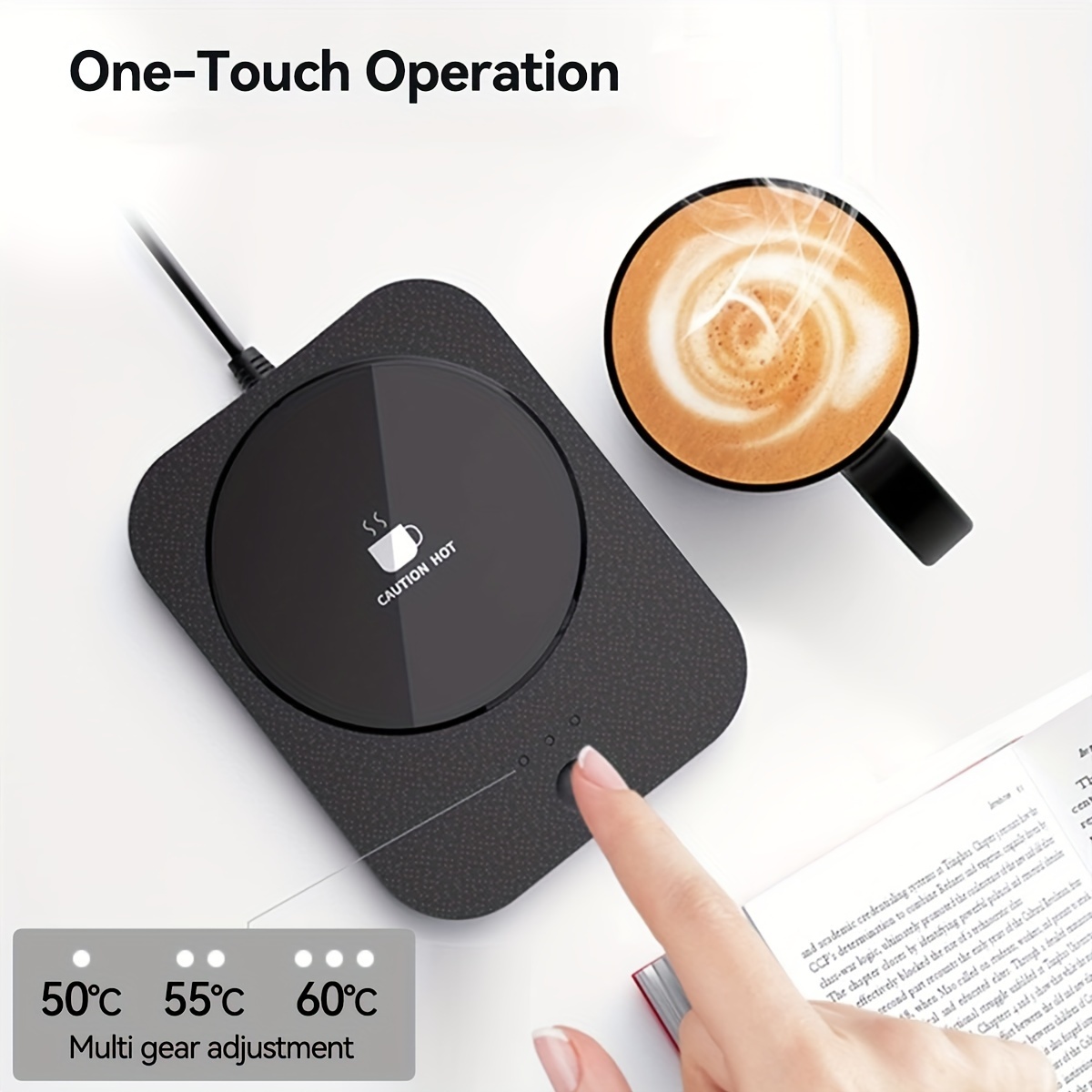 1 Piece Smart Coffee Heater, Desk Automatic On/off Gravity