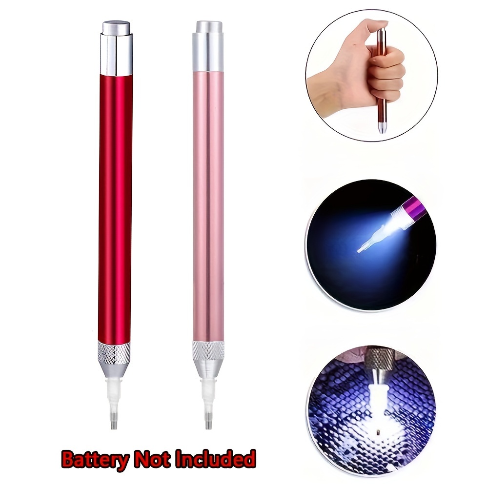 LED Diamond Art Pens with Light Diamond Painting Tools USB Rechargeable  Light Pen Art Accessories and Tools Kits with Storage Case for Adults DIY  Arts