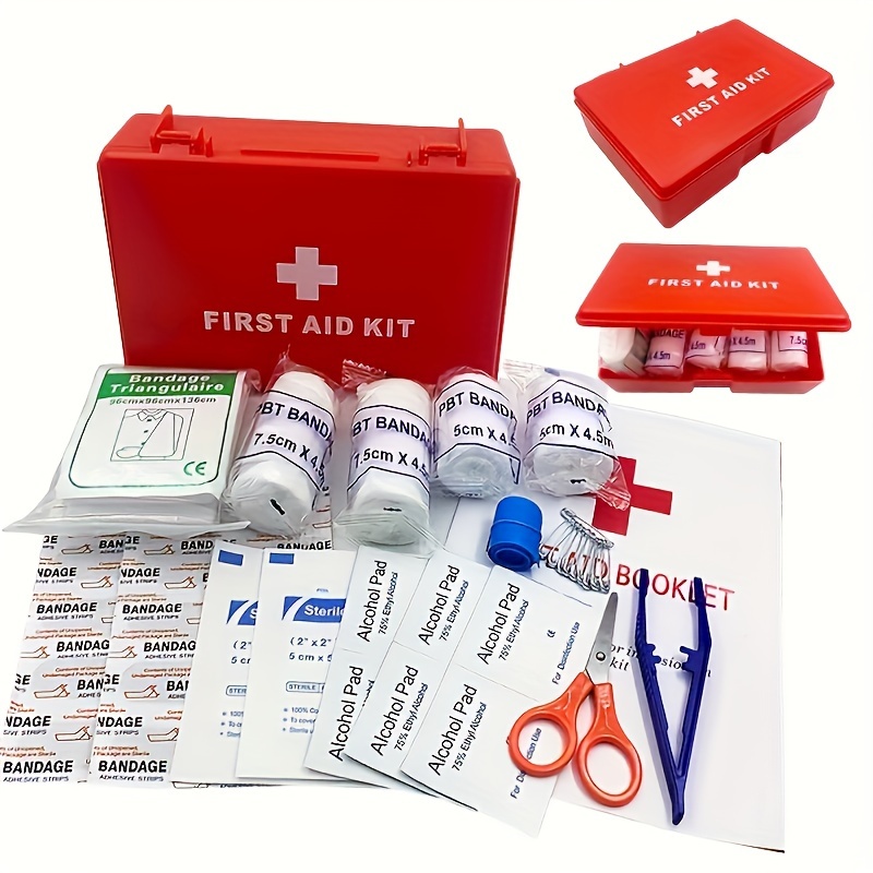First Aid Box First Aid Supplies Home/businesses Emergency - Temu
