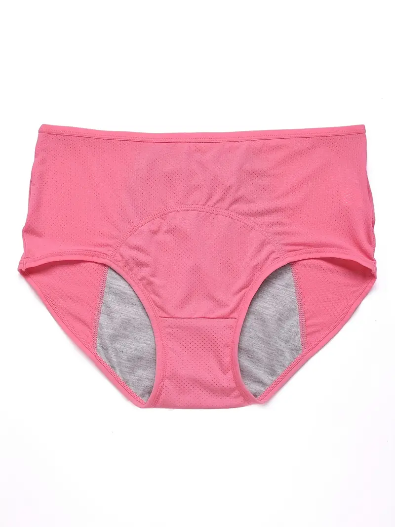 Plus Size Elegant Panties Set Women's Plus Solid Leak proof - Temu