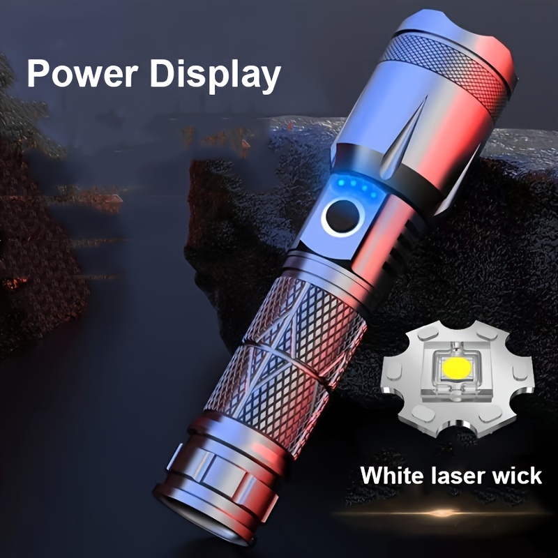 Lampe De Poche Laser Puissante Lampe De Poche LED Longue - Temu Canada