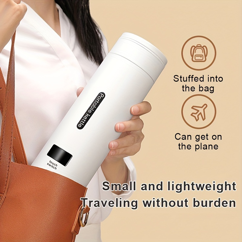 Jettle Hervidor eléctrico – Calentador portátil de viaje para café, té,  leche, sopa – Hervidor de agua de acero inoxidable con control de  temperatura