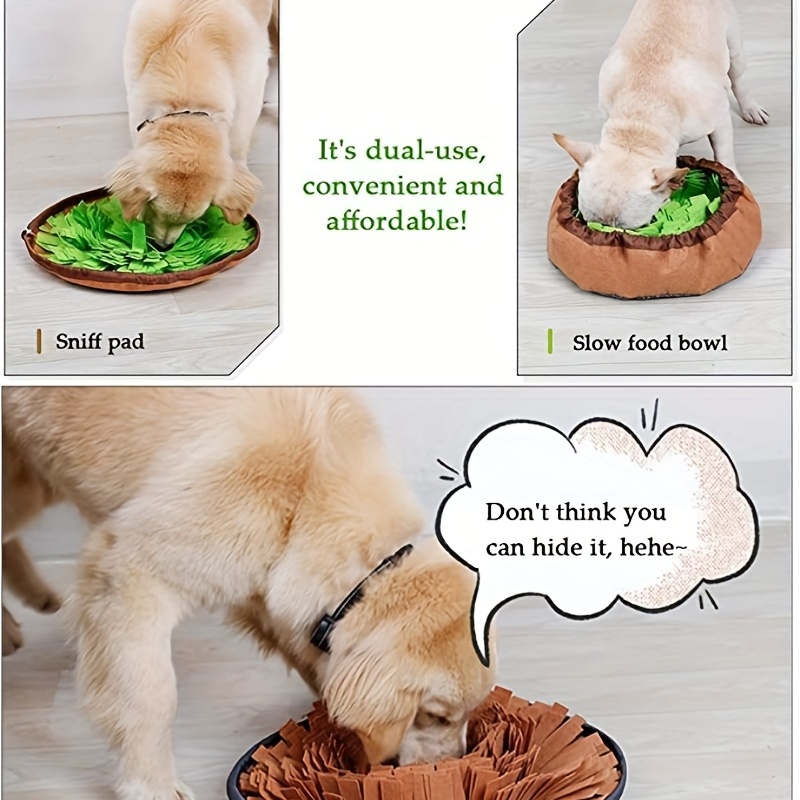  Snuffle Mat for Dogs& Cats, Slow Feeder Interactive Dog Bowls,  Dog Feeding Mat for Reduces Boredom & Anxiety, Non-Slip Dog Sniffing Mat  for Slow Eating & Smell Training : Pet