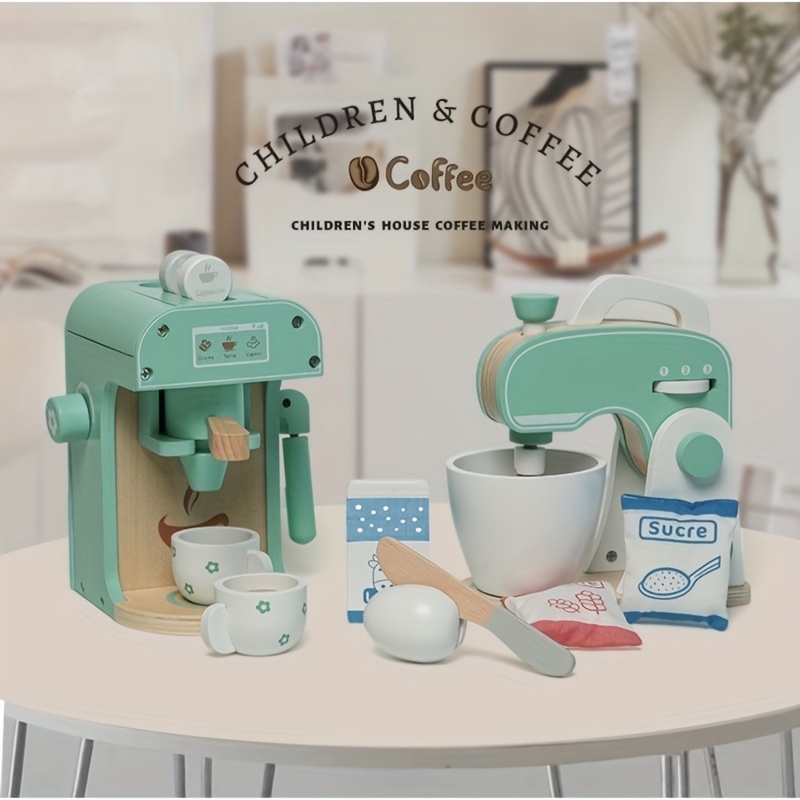 Wooden Kids Kitchen Play Accessories Toy Set With Coffee Maker Toaster  Blender, Toddler Pretend Play Appliances Kitchen Wooden Toys Gifts For Boys  Girls Ages 2 3 4 5 Year Old Kitchen Playset - Temu New Zealand