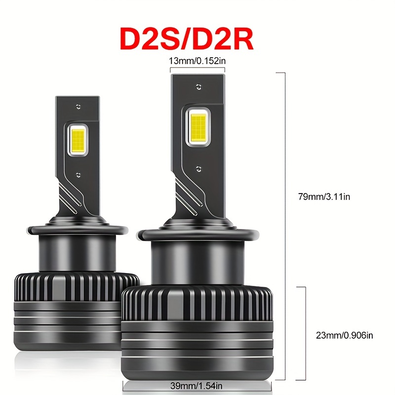D1s D2s D3s Led Headlights D3s Canbus Bulbs Csp D4s Car - Temu