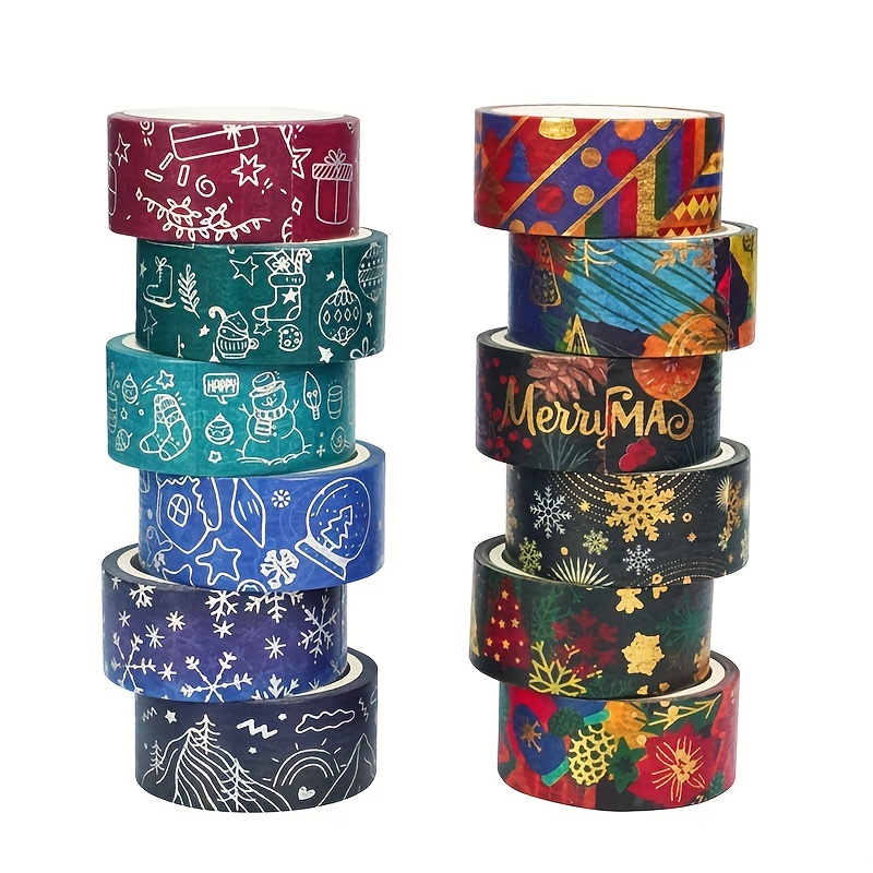 Festive Christmas Wrapping Paper W/ Double Adhesive Tape, Rope & Stickers -  Perfect For Everyone! - Temu United Arab Emirates