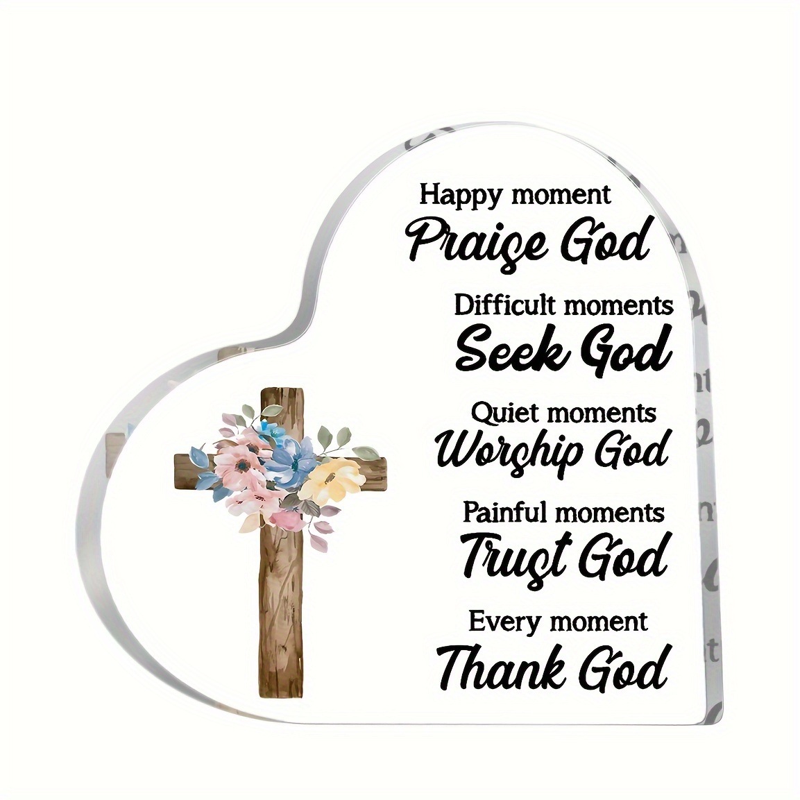 Decorative Signs Plaques acrylic Modern Tabletop Christian - Temu