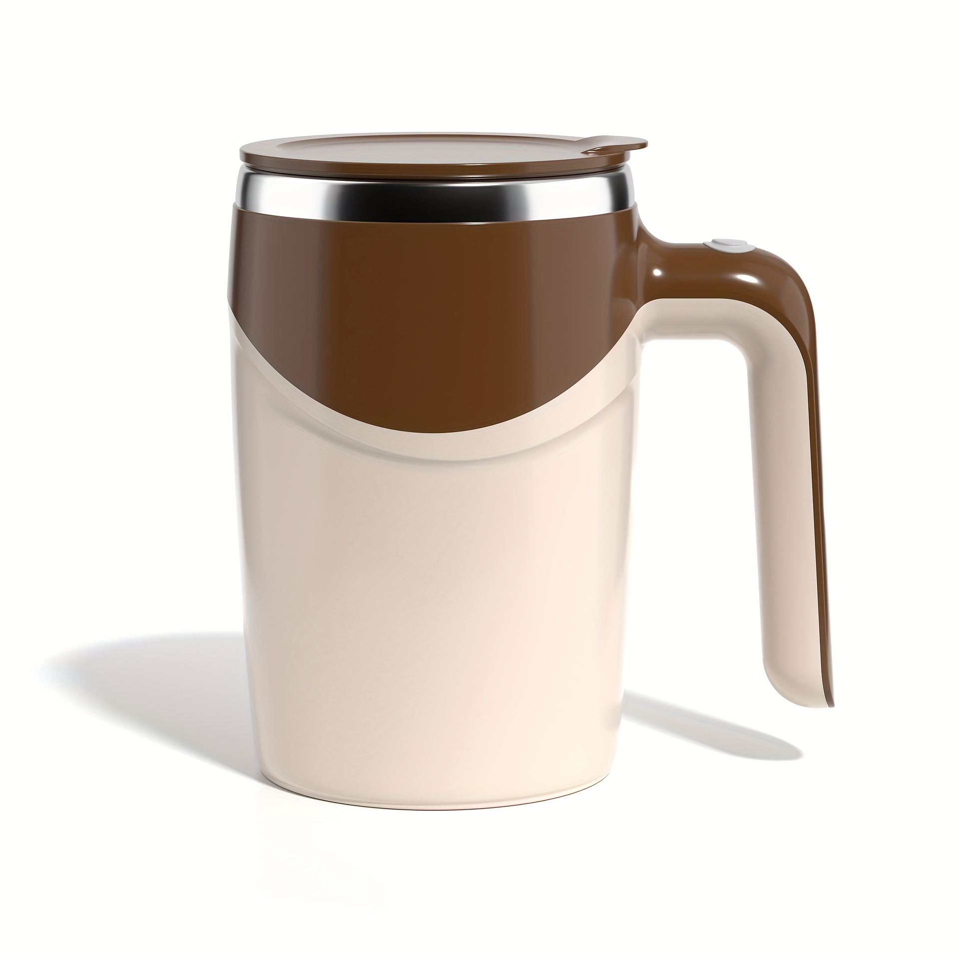 Amazing Self Stirring Coffee Mug, Stainless Steel Coffee Mug with lid 