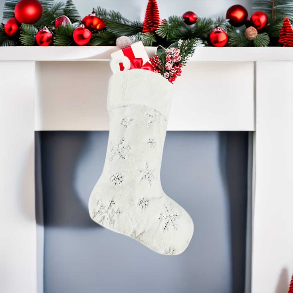 1pc Calza Natale Stufa Fuoco Adesivi Regalo Adesivi Bagno - Temu Italy