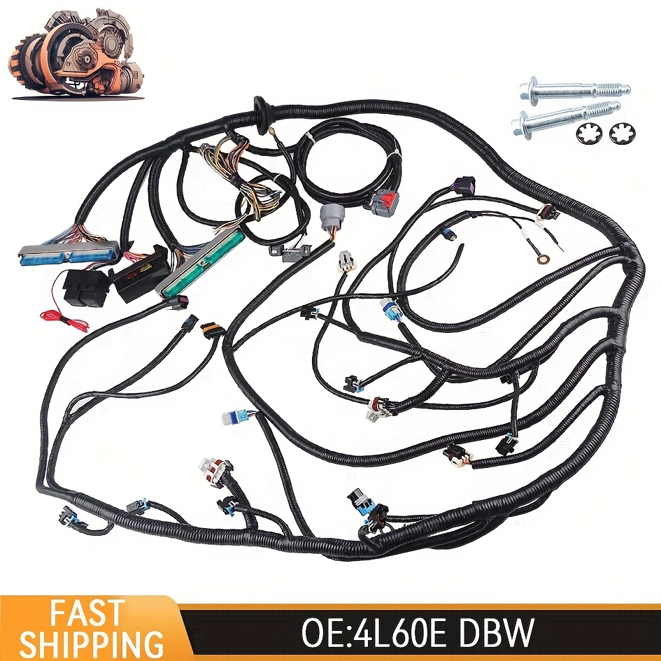 Ls3 4l Dbw Engine Wiring Harness Standalone For 2003-2007 Ls Vortec Engines  Transmission Drive By Wire Temu