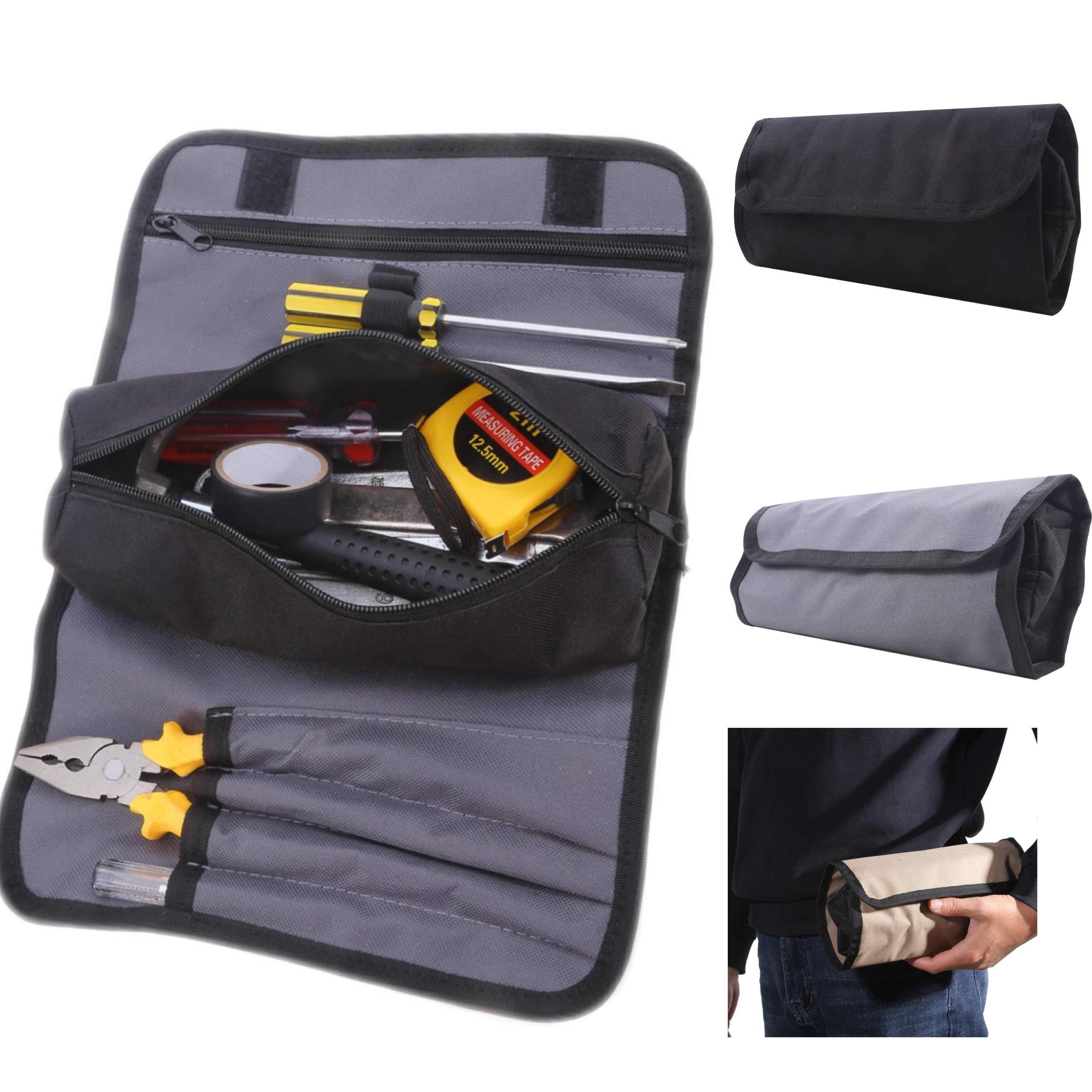 Roll Small Carry Electrician Tool Bag Water Resistant Tool - Temu