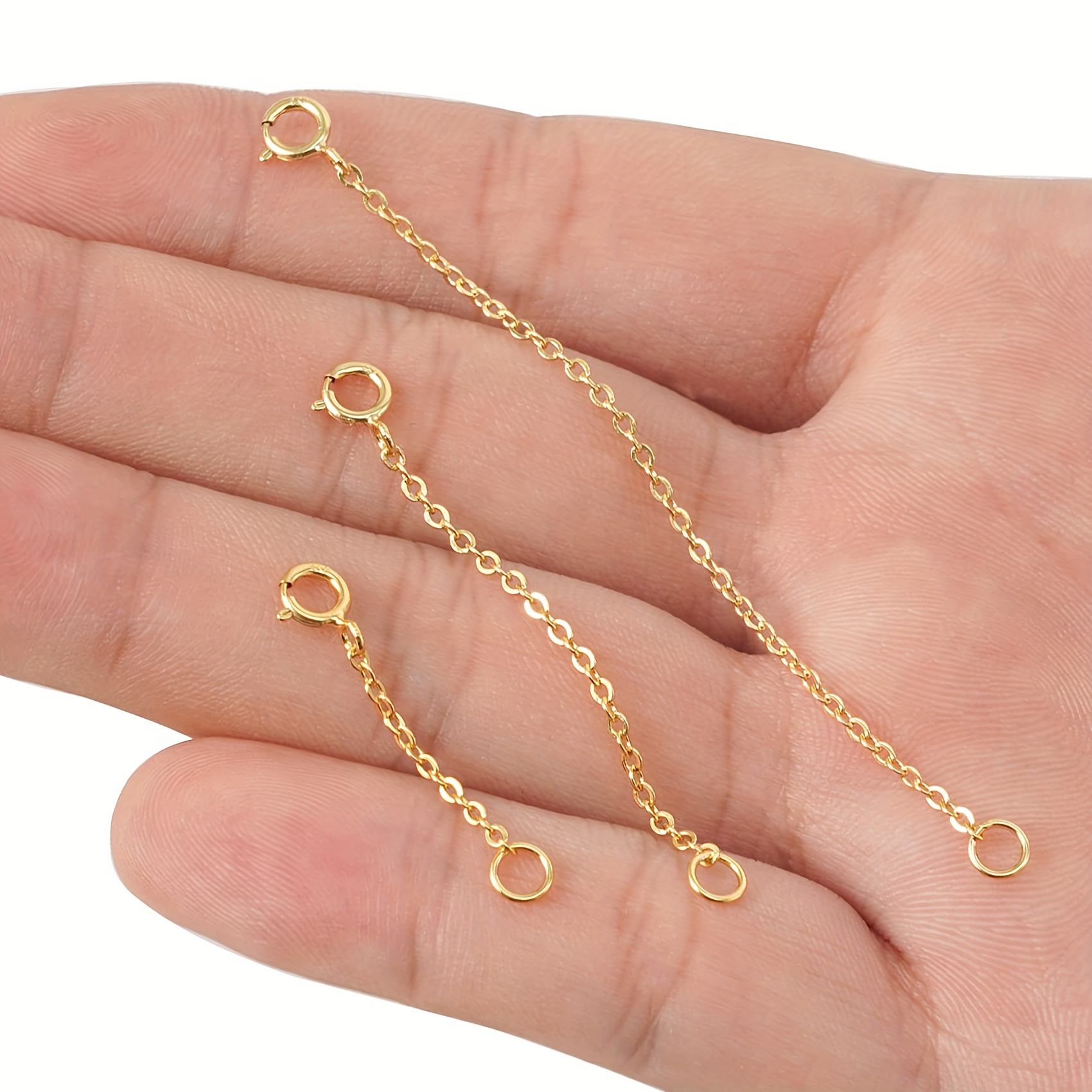 Necklace Extenders Gold Plated Tail Chain Extenders For - Temu Australia