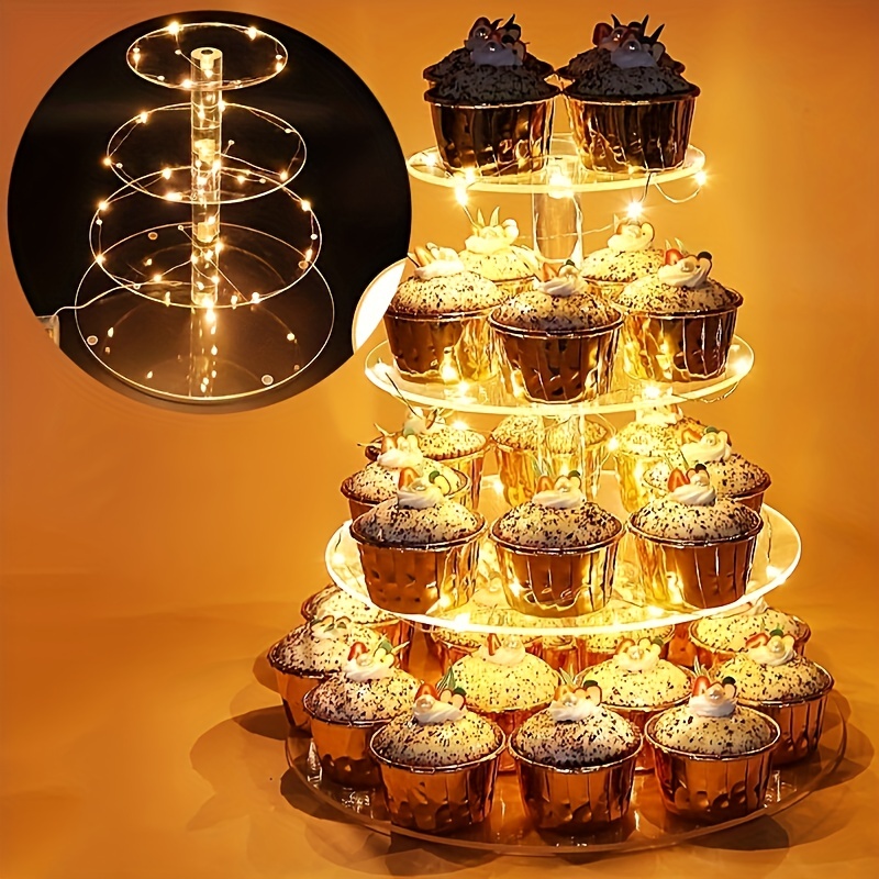 Glow LED 4-Tier Risers