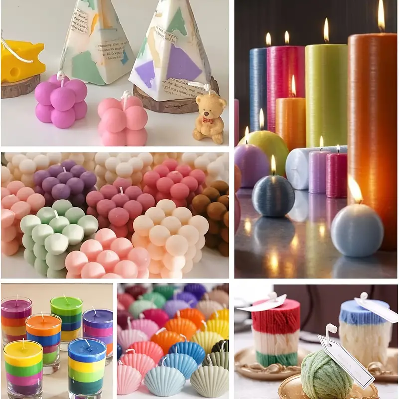 Candle Dye, 16 Colors Of Wax Dye For Candle Making Dyeing, Candle Making  Color Dye Tablets, Wax Dye Tablets, 5g Each Color