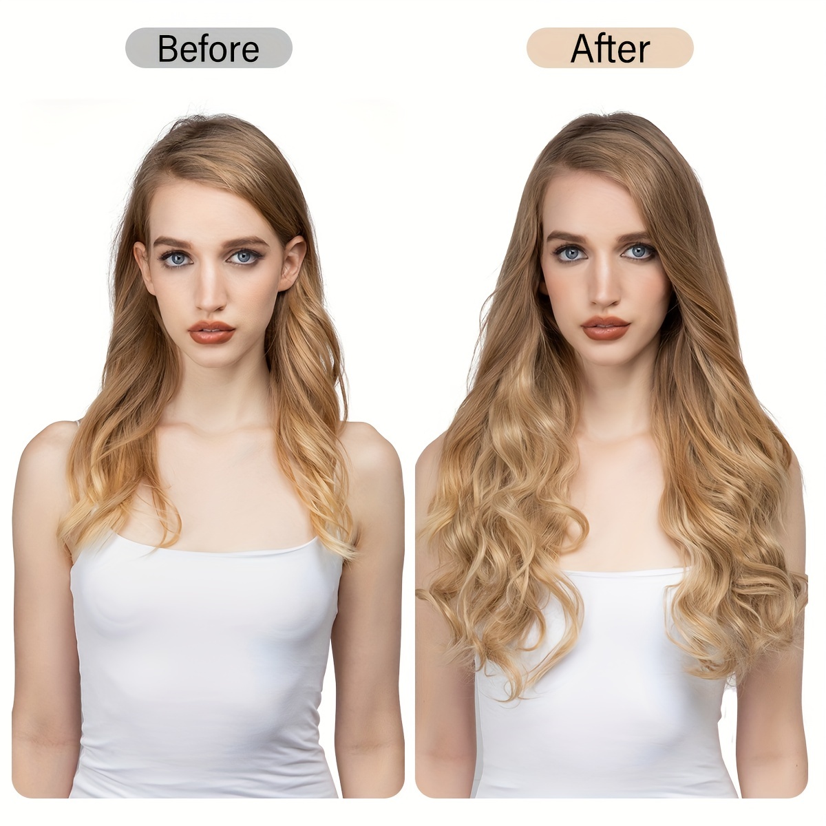 High Quality Womens Corn Hot Fish Thread Long Curly Wig Natural, Invisible,  Easy To Wear Chemical Fiber Invisible Halo Hair Extensions For Parties And  Festivals From Joanbeautyhair, $20.81