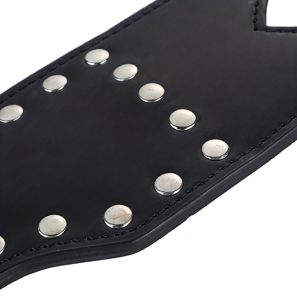 Studded Spanking Paddles BDSM Sex Toy Faux Leather Slapper For Sex