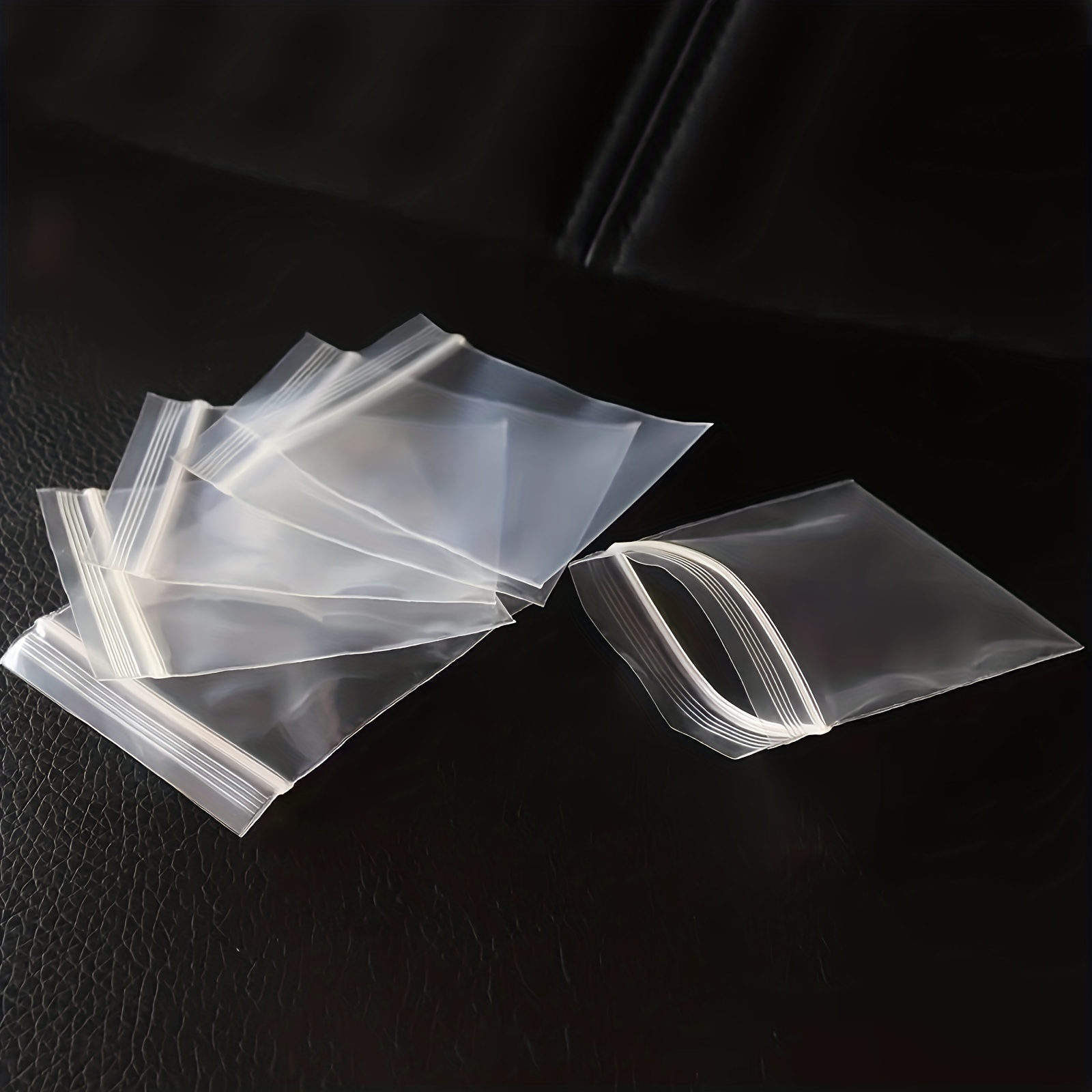 Bags Bag Sealed Plastic Zip Clear Zipper Dispenser Transparent