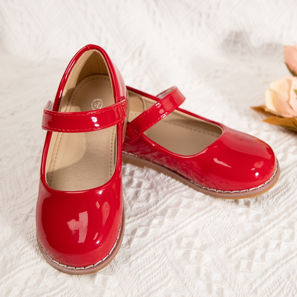 Red shoes for little girls hot sale